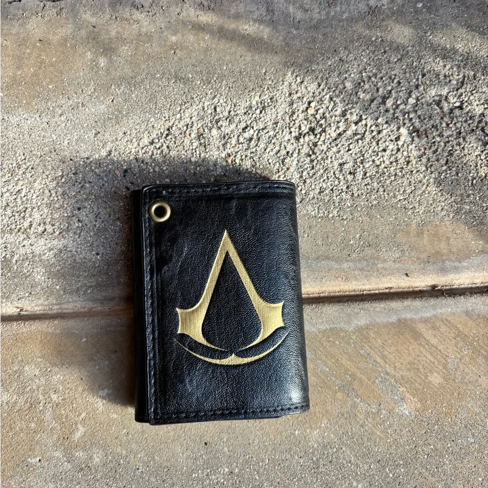 Black Leather Money Clip